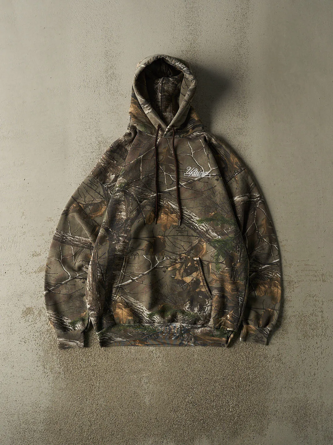 Vintage Y2K Camo Russell Athletic x Realtree Embroidered Hoodie (L/XL) sold by Rebalance Vintage