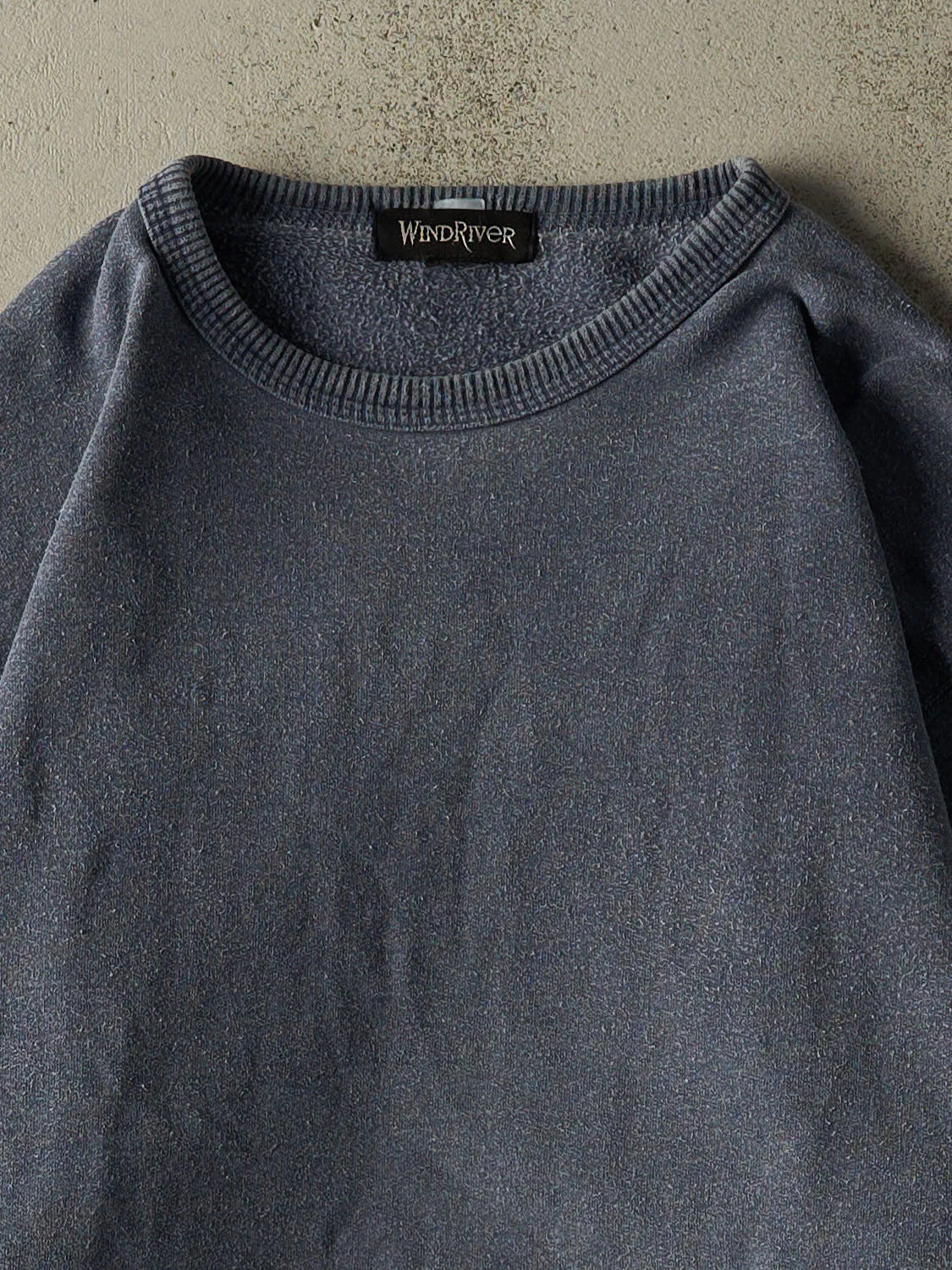 Vintage 90s Washed Blue Wind River Blank Crewneck (XL) sold by Rebalance Vintage product image thumbnail 2