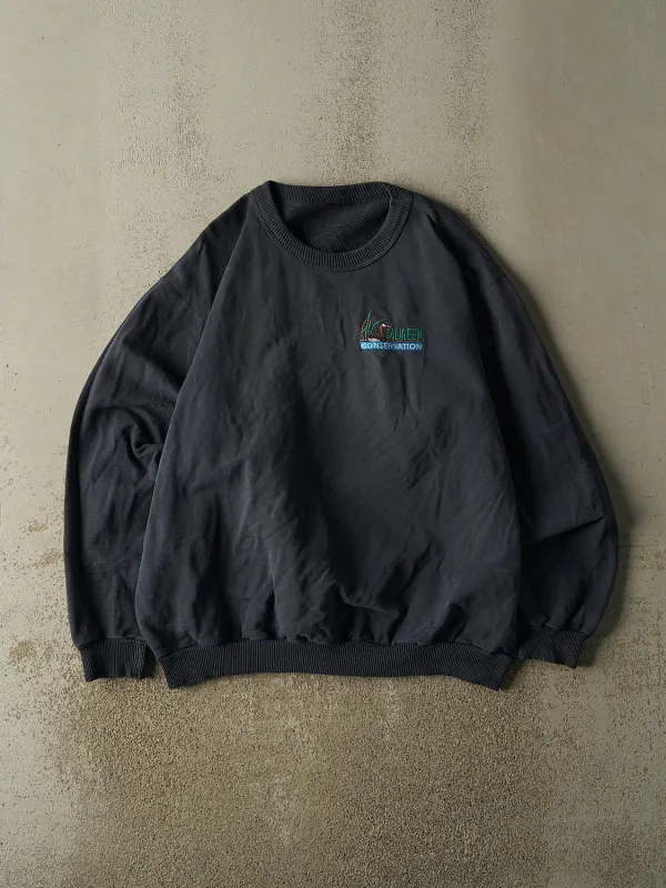 Vintage Y2K Navy Blue Saugeen Conservation Crewneck (XL/XXL) sold by Rebalance Vintage