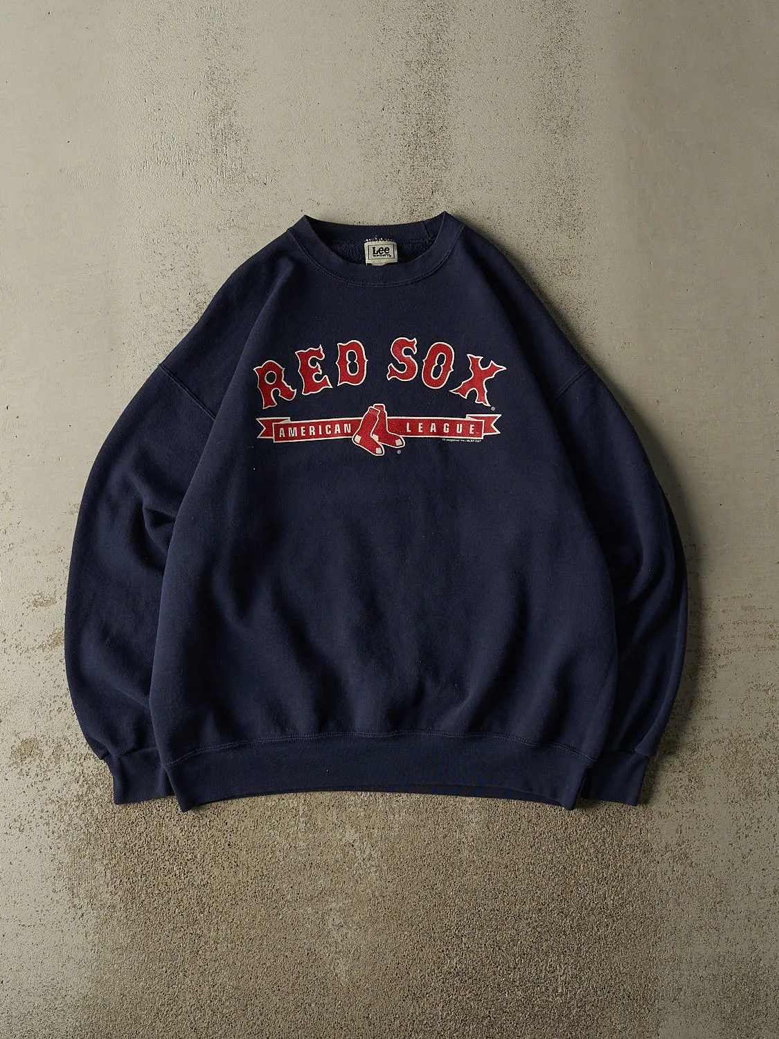 Vintage 07' Navy Blue Boston Red Sox Crewneck (XL) sold by Rebalance Vintage