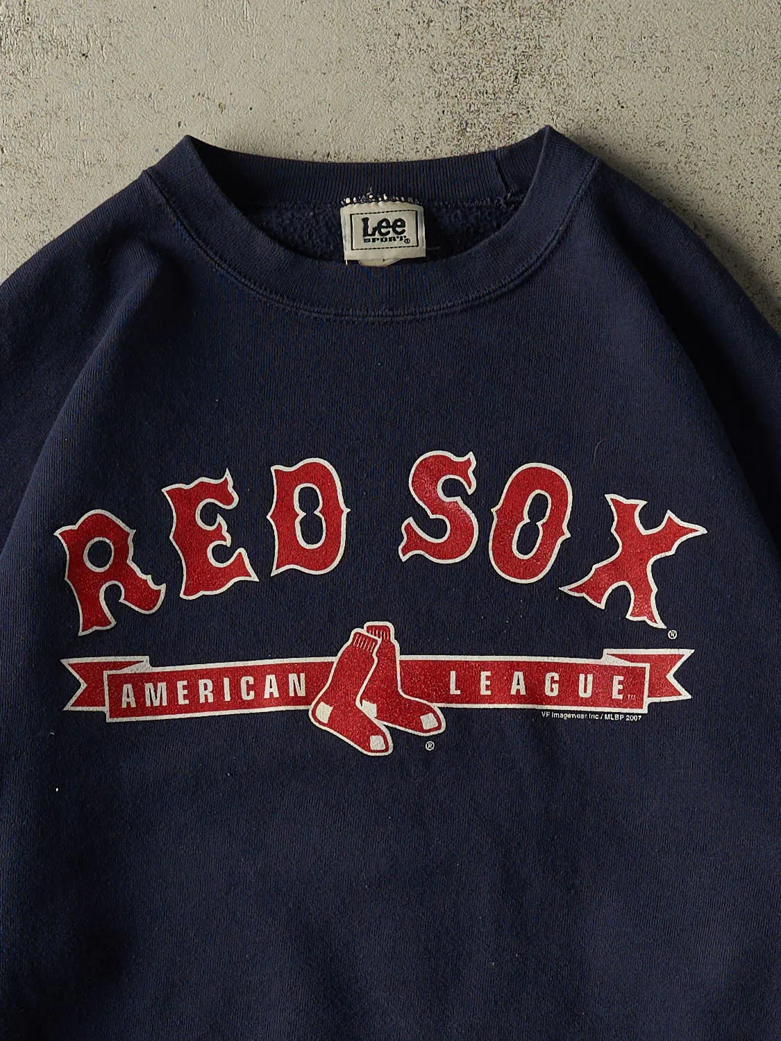 Vintage 07' Navy Blue Boston Red Sox Crewneck (XL) sold by Rebalance Vintage product image thumbnail 2