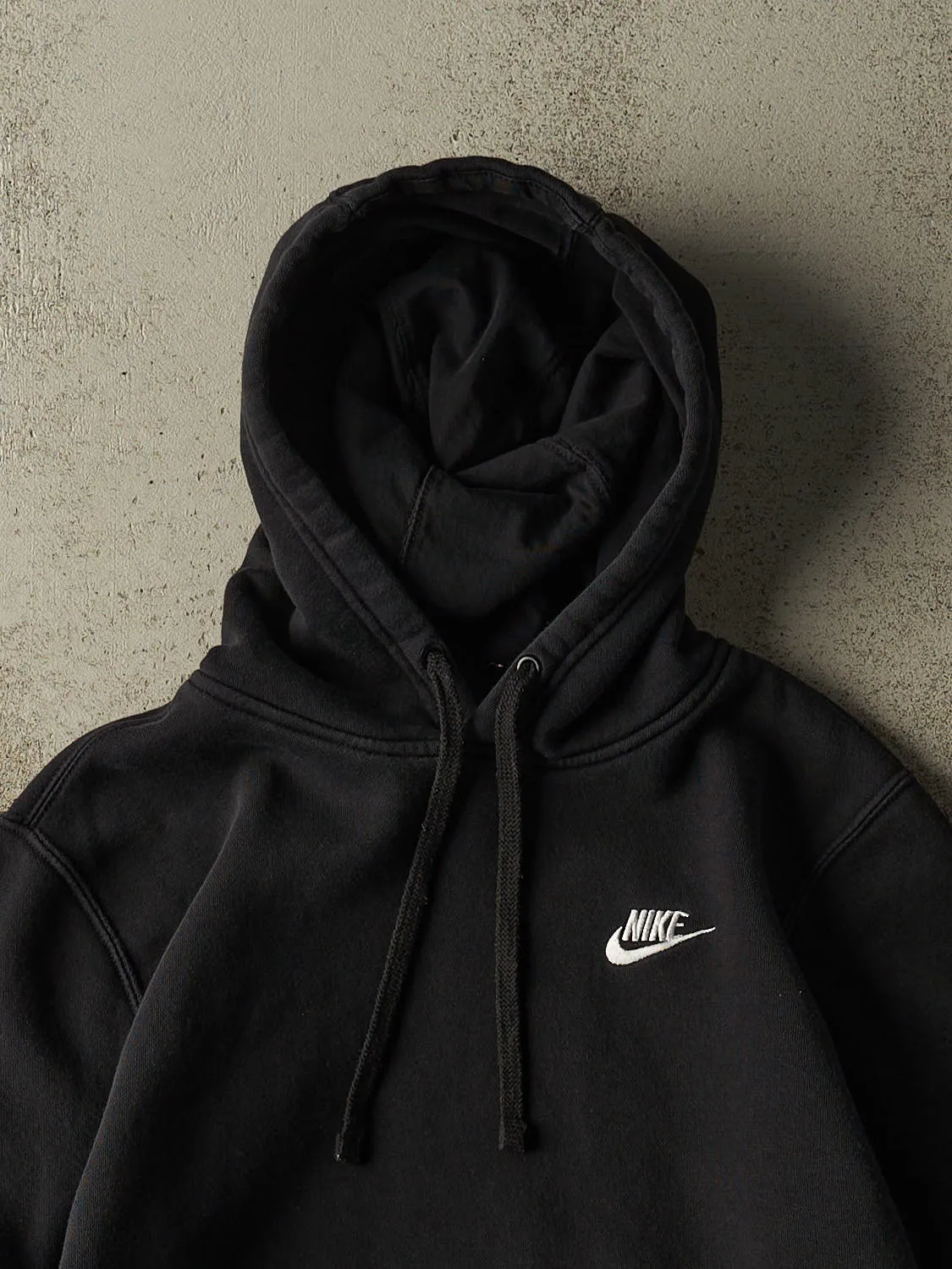 Vintage Y2K Black Nike Embroidered Hoodie (S/M) sold by Rebalance Vintage product image thumbnail 2