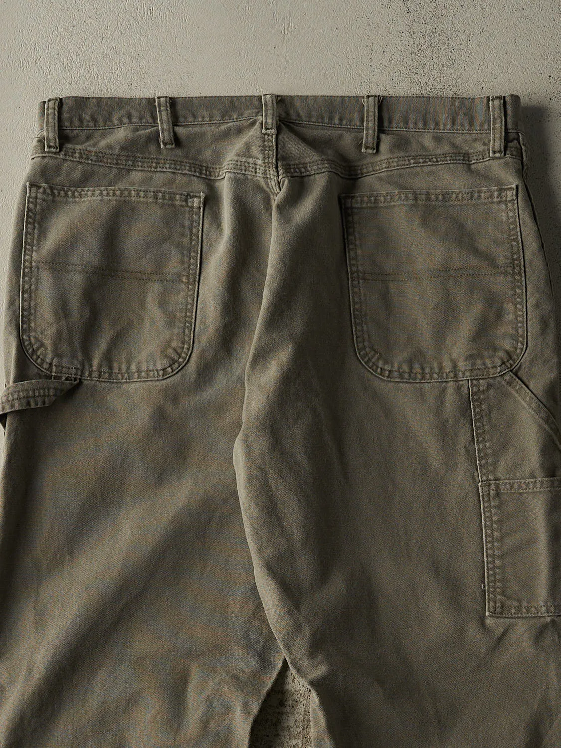 Vintage 90s Green Rustler Carpenter Work Pants (37x30.5) sold by Rebalance Vintage product image thumbnail 5