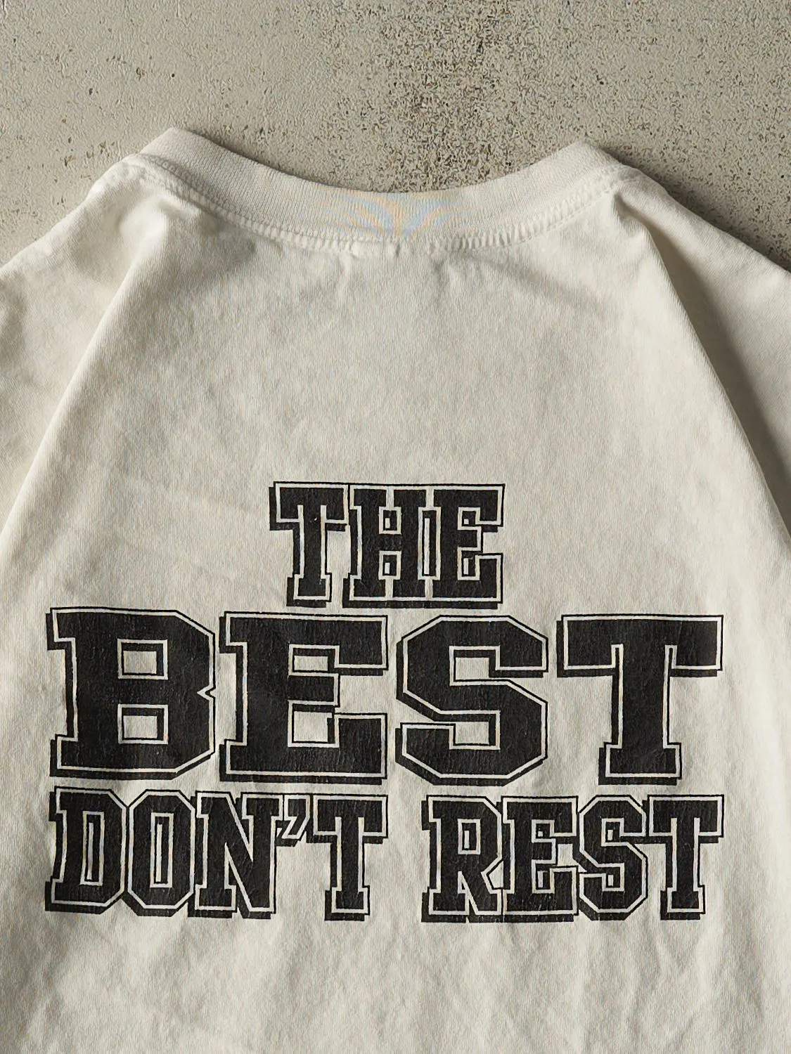 Vintage Y2K White Grandin Football Tee (XL/XXL) sold by Rebalance Vintage product image thumbnail 4