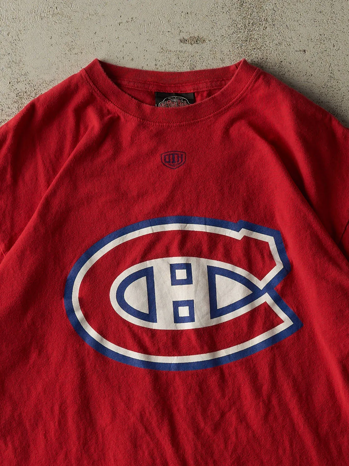 Vintage Y2K Red Montreal Canadiens Tee (L/XL) sold by Rebalance Vintage product image thumbnail 2
