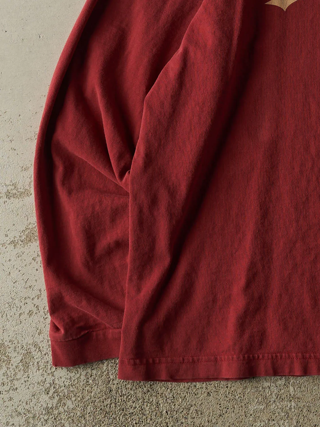 Vintage 90s Burgundy Structure Long Sleeve (L/XL) sold by Rebalance Vintage product image thumbnail 3