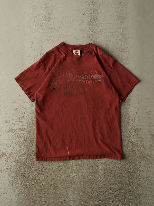 Vintage 14' Orange Harley Davidson New Hampshire Tee (S/M) made by Rebalance Vintage