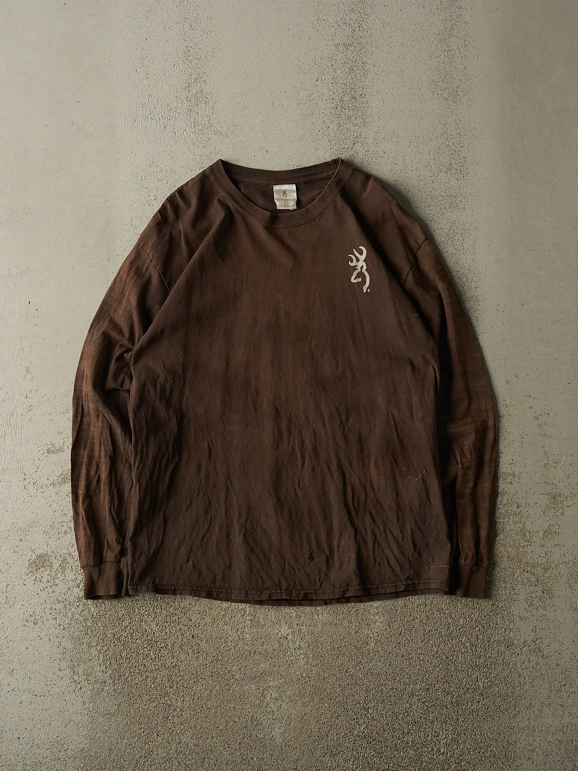 Vintage 90s Brown Browning Long Sleeve (L/XL) sold by Rebalance Vintage