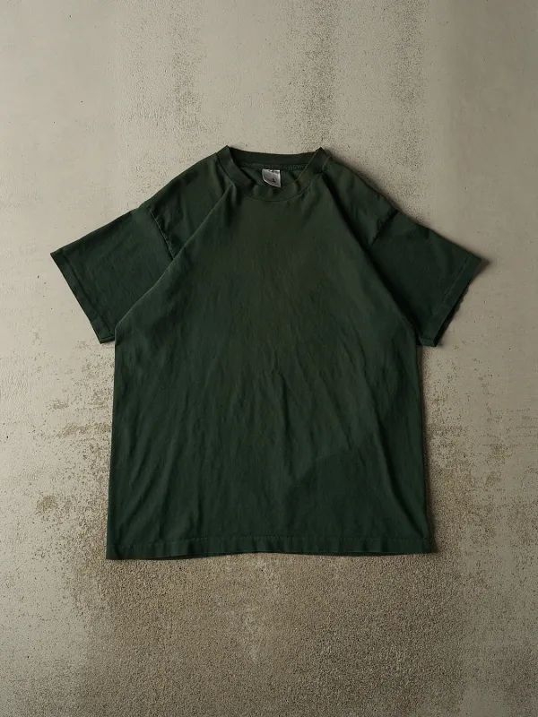 Vintage 90s Green Blank Single Stitch Tee (XL/XXL) made by Rebalance Vintage