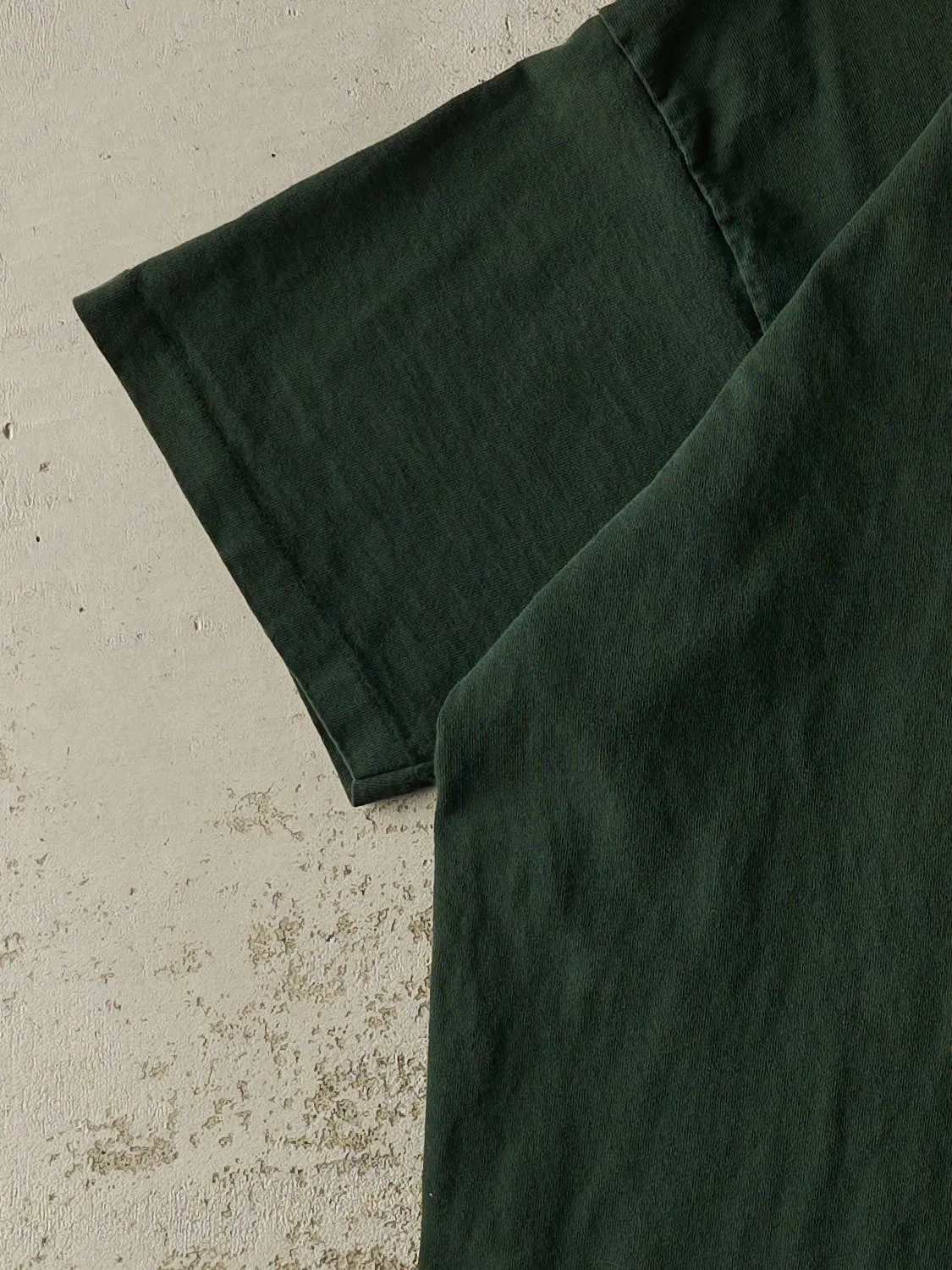 Vintage 90s Green Blank Single Stitch Tee (XL/XXL) sold by Rebalance Vintage product image thumbnail 3