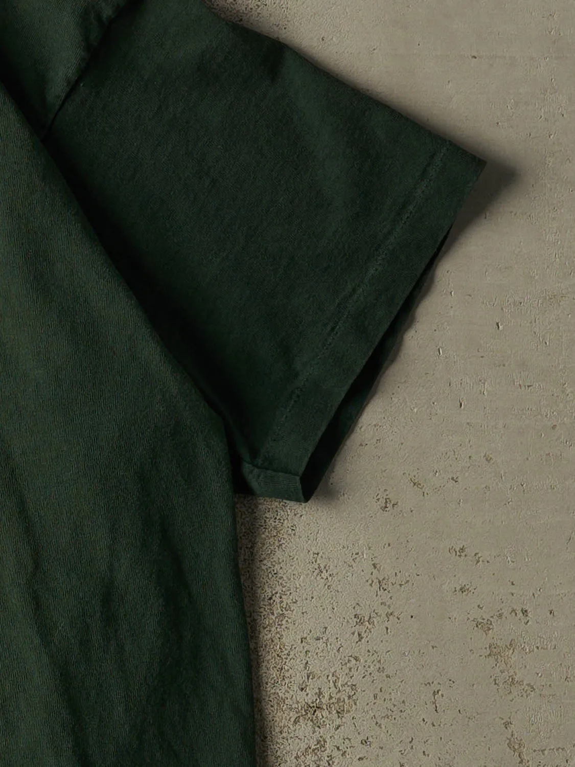 Vintage 90s Green Blank Single Stitch Tee (XL/XXL) sold by Rebalance Vintage product image thumbnail 4