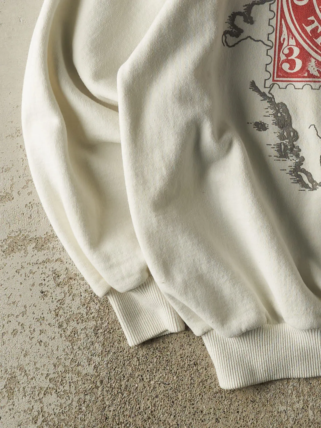 Vintage 80s White Canada Post Crewneck (L) sold by Rebalance Vintage product image thumbnail 3