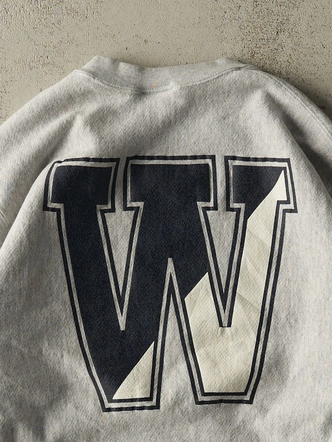 Vintage 90s Heather Grey Widener Law Crewneck (L) sold by Rebalance Vintage product image thumbnail 4