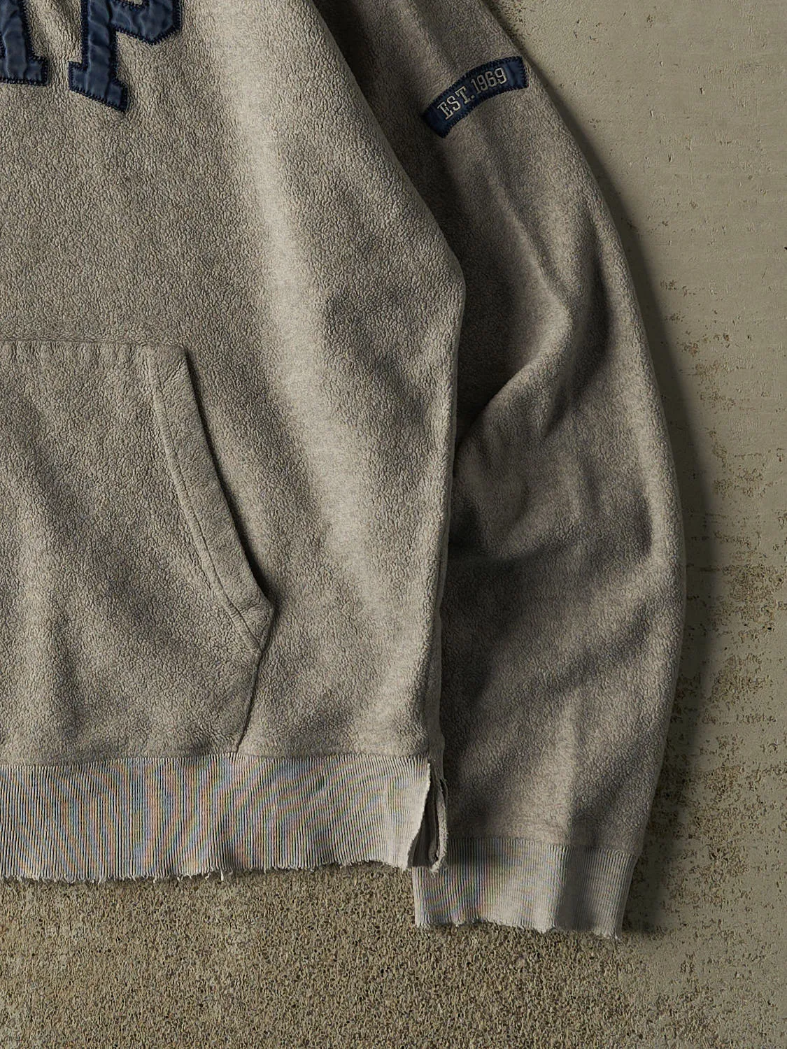Vintage 90s Grey Gap Hoodie (XL/XXL) sold by Rebalance Vintage product image thumbnail 3