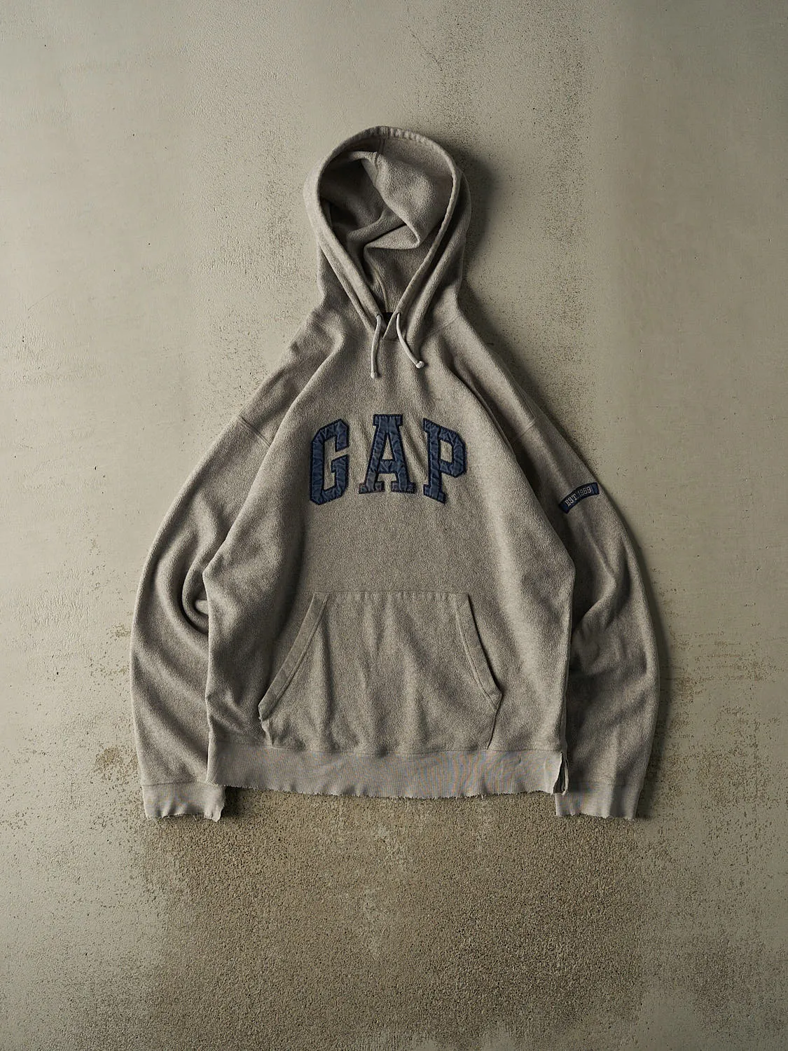 Vintage 90s Grey Gap Hoodie (XL/XXL) sold by Rebalance Vintage