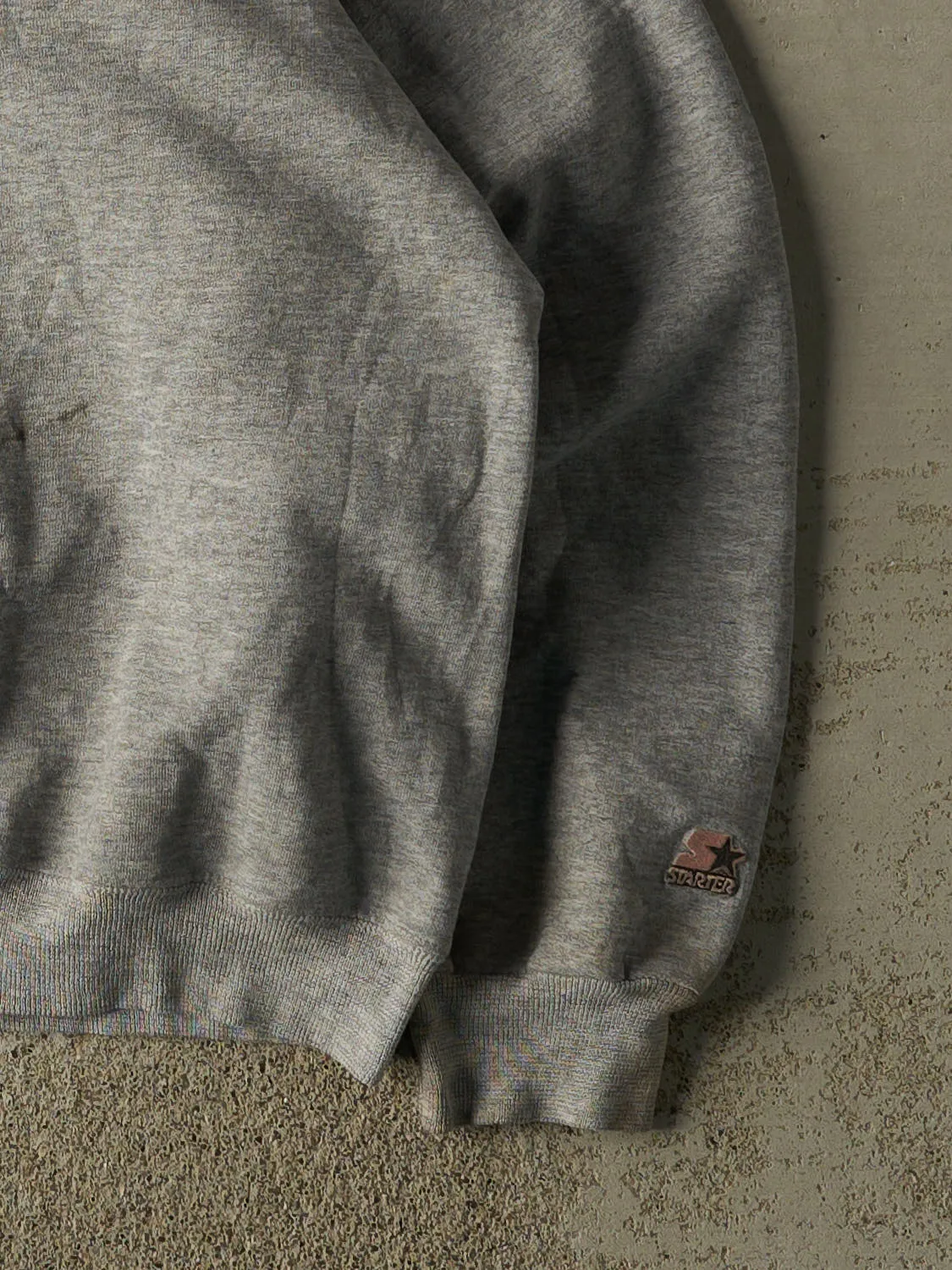 Vintage Y2K Grey Starter Embroidered Crewneck (XL) sold by Rebalance Vintage product image thumbnail 4