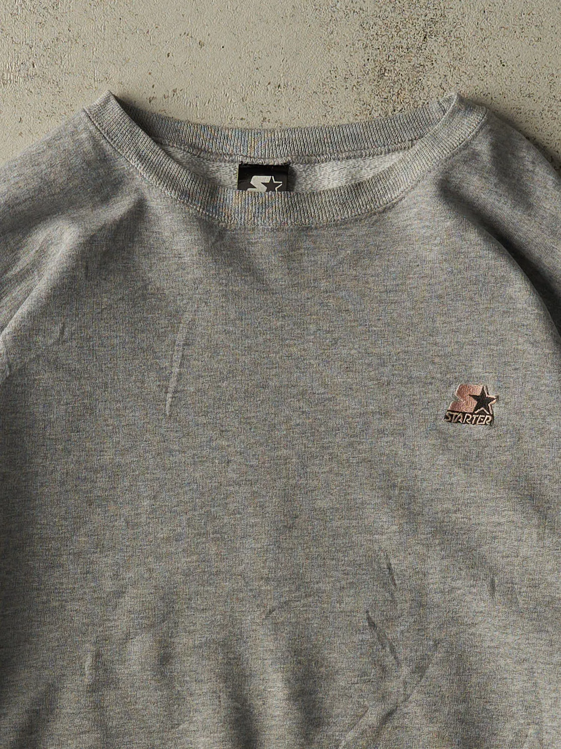 Vintage Y2K Grey Starter Embroidered Crewneck (XL) sold by Rebalance Vintage product image thumbnail 2