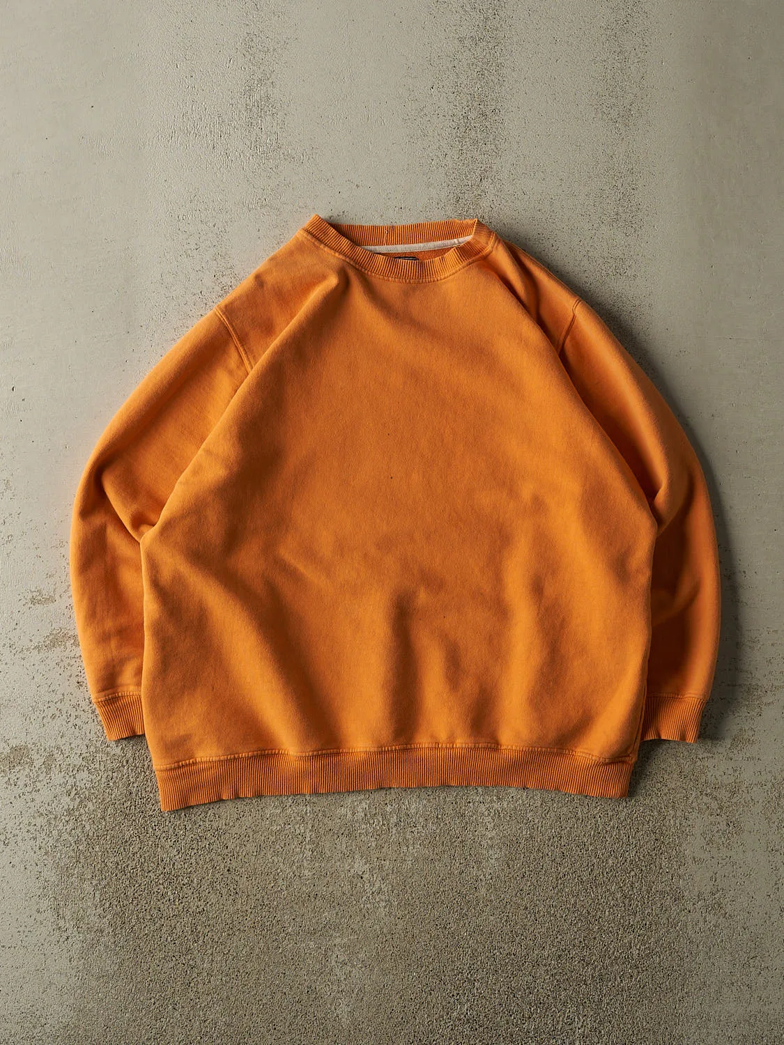 Vintage 90s Faded Orange BUM Equipment Surf Wear Crewneck (L/XL) sold by Rebalance Vintage