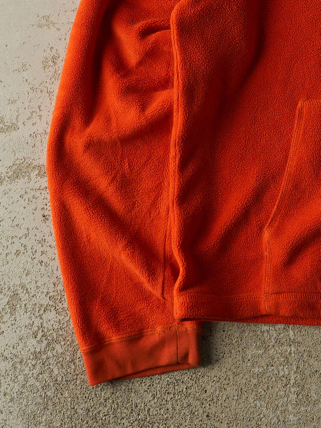 Vintage Y2K Orange Harley Davidson Fleece Hoodie (S/M) sold by Rebalance Vintage product image thumbnail 3