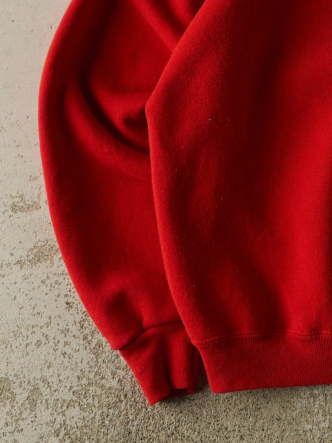 Vintage 90s Red Blank Crewneck (L) sold by Rebalance Vintage product image thumbnail 3