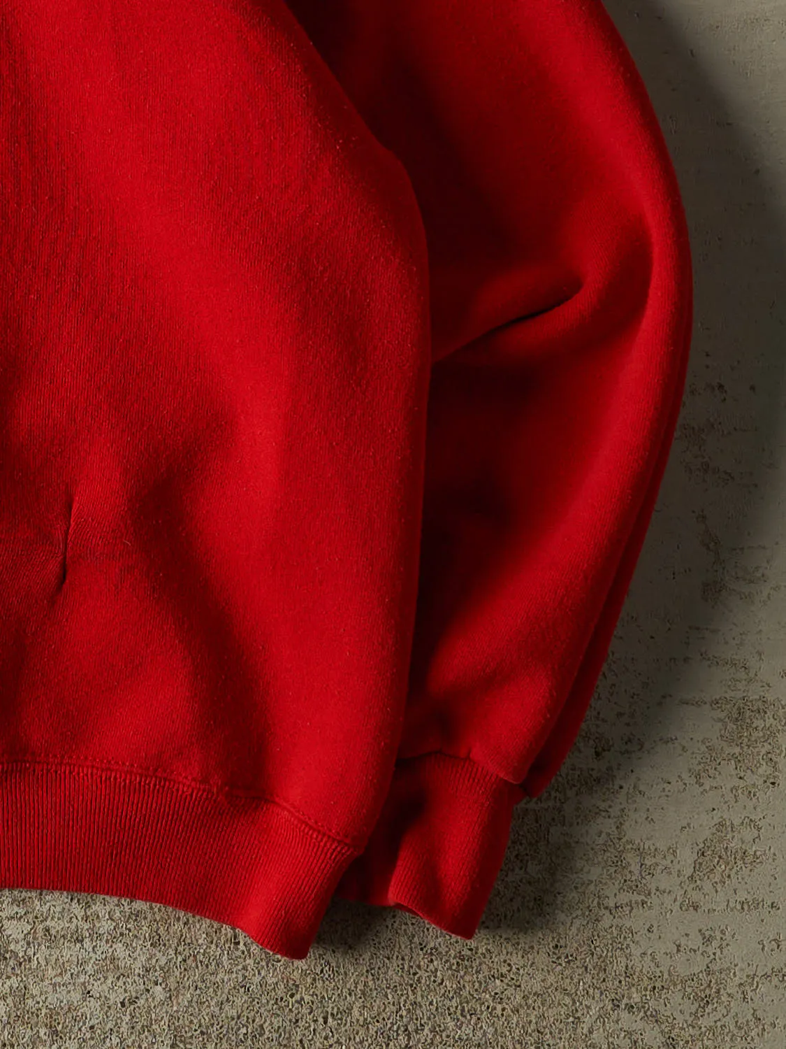 Vintage 90s Red Blank Crewneck (L) sold by Rebalance Vintage product image thumbnail 4