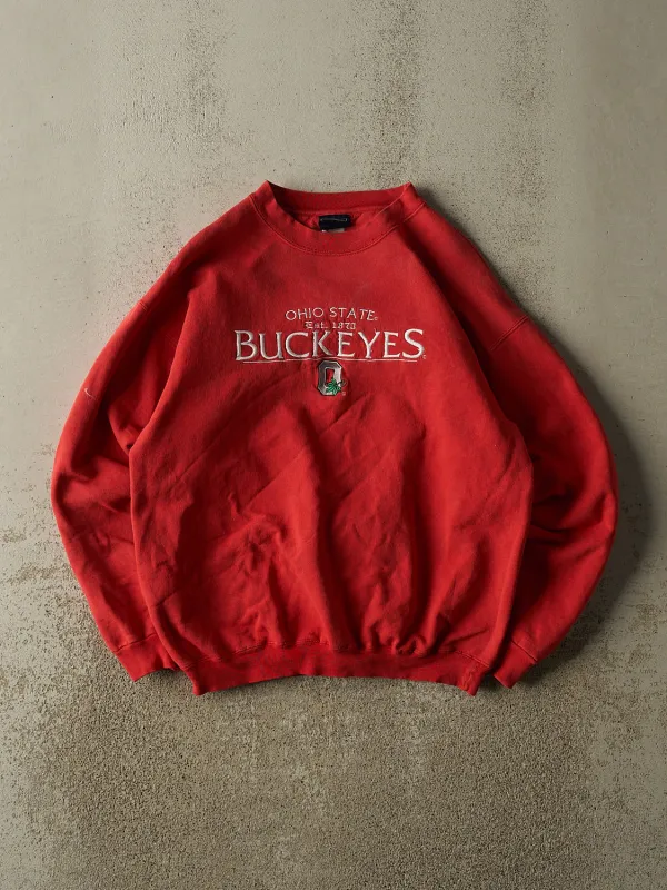Vintage 90s Red Ohio State Buckeyes Crewneck (S/M) made by Rebalance Vintage