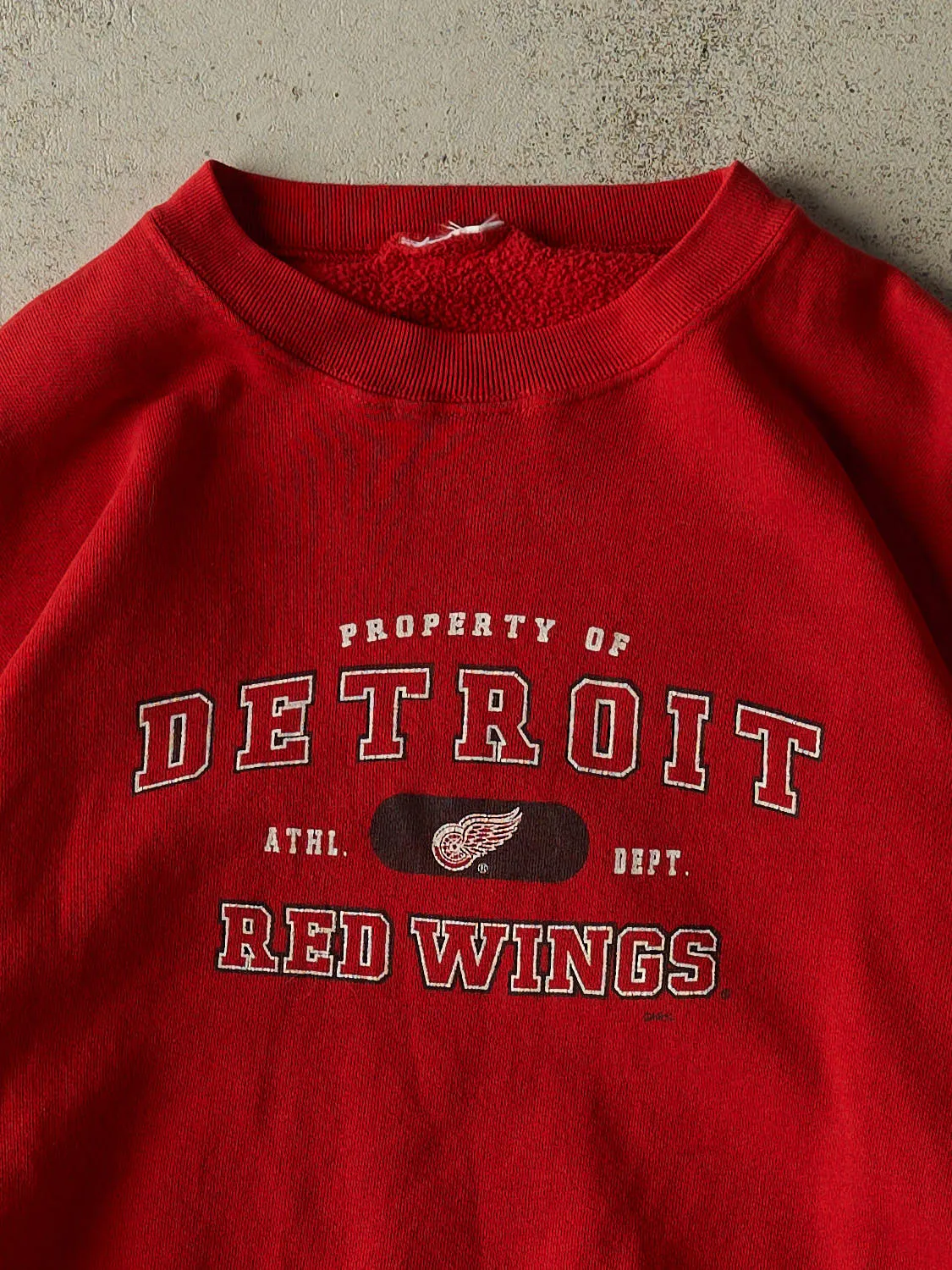 Vintage 90s Red Detroit Red Wings Crewneck (L) sold by Rebalance Vintage product image thumbnail 2