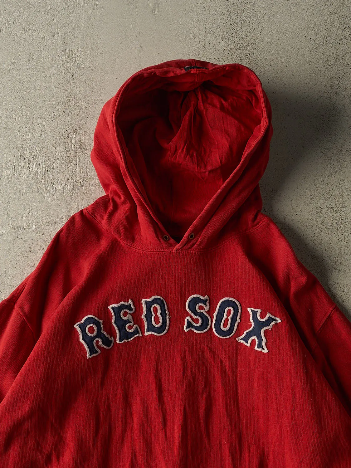 Vintage 90s Red Boston Red Sox Hoodie (XXXL) sold by Rebalance Vintage product image thumbnail 2