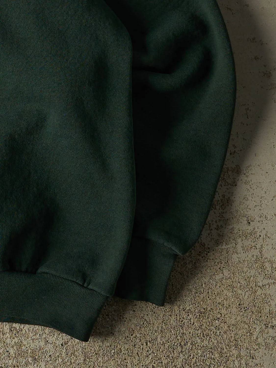 Vintage 90s Green Blank Crewneck (S) sold by Rebalance Vintage product image thumbnail 4
