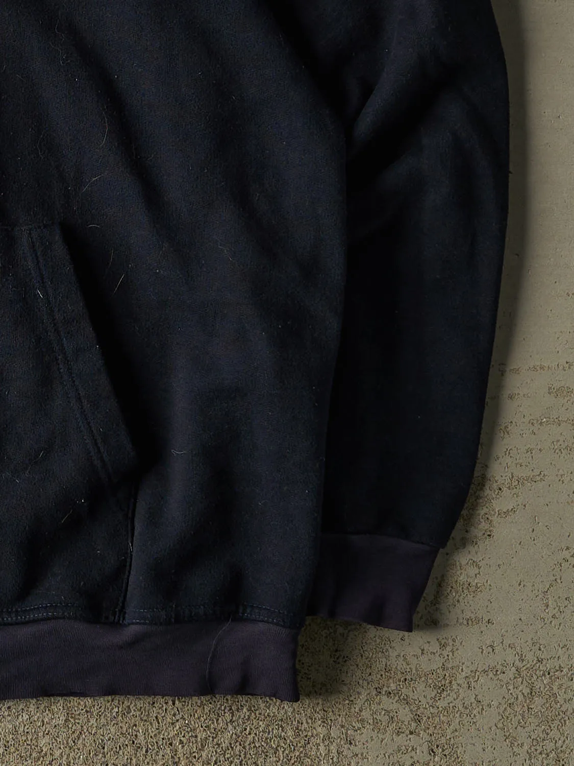 Vintage 90s Navy Blue Harley Davidson Embroidered Hoodie (XXL/XXXL) sold by Rebalance Vintage product image thumbnail 4