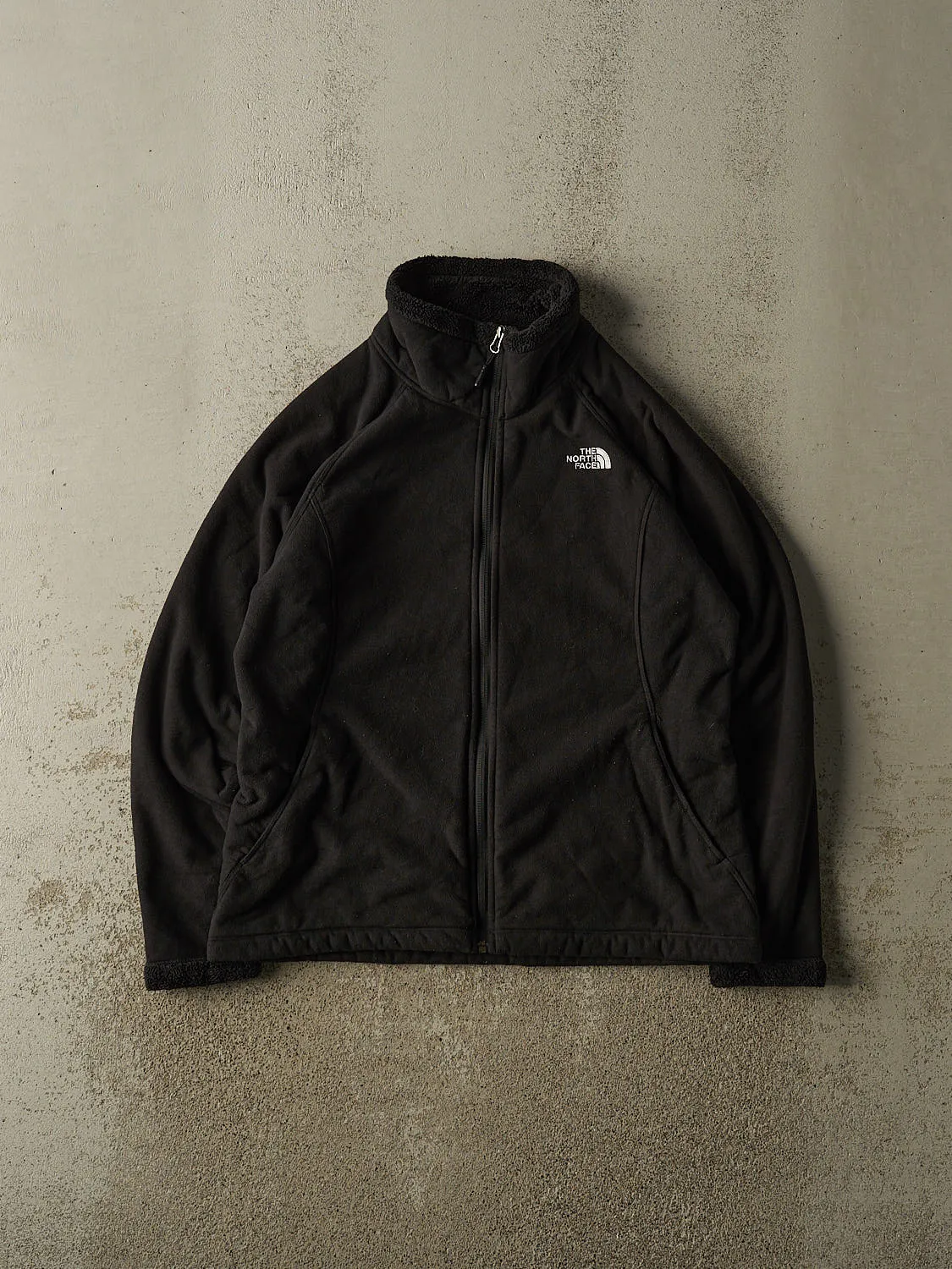 Vintage 90s Black The North Face Zip Up Fleece (S/M) sold by Rebalance Vintage