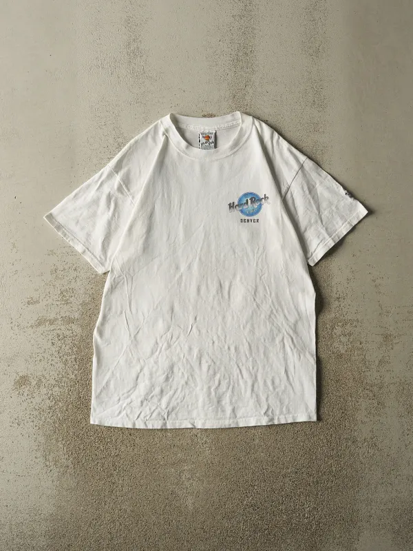 Vintage 90s White Hard Rock Cafe Denver Tee (L) made by Rebalance Vintage