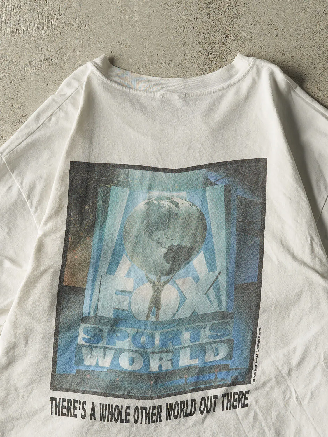 Vintage 90s White Fox Sports World Tee (L/XL) sold by Rebalance Vintage product image thumbnail 4