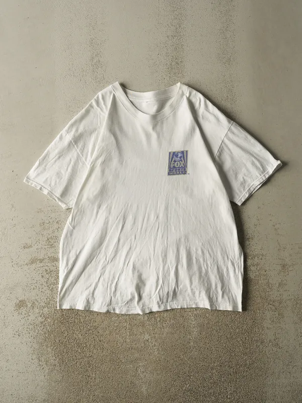 Vintage 90s White Fox Sports World Tee (L/XL) made by Rebalance Vintage