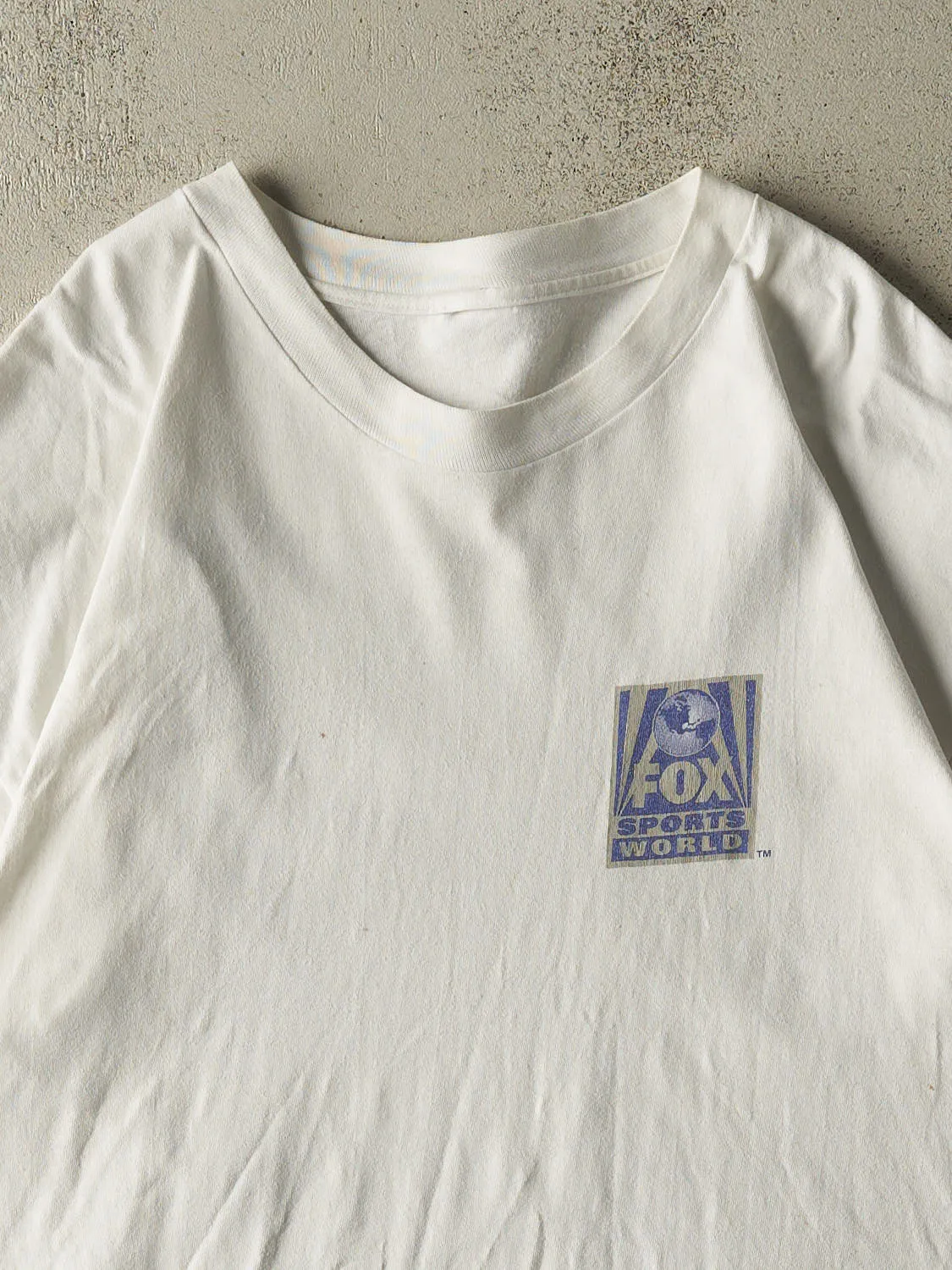 Vintage 90s White Fox Sports World Tee (L/XL) sold by Rebalance Vintage product image thumbnail 3