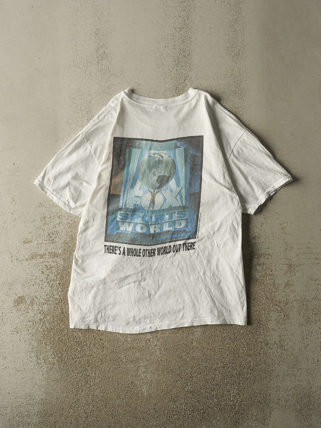 Vintage 90s White Fox Sports World Tee (L/XL) sold by Rebalance Vintage product image thumbnail 2