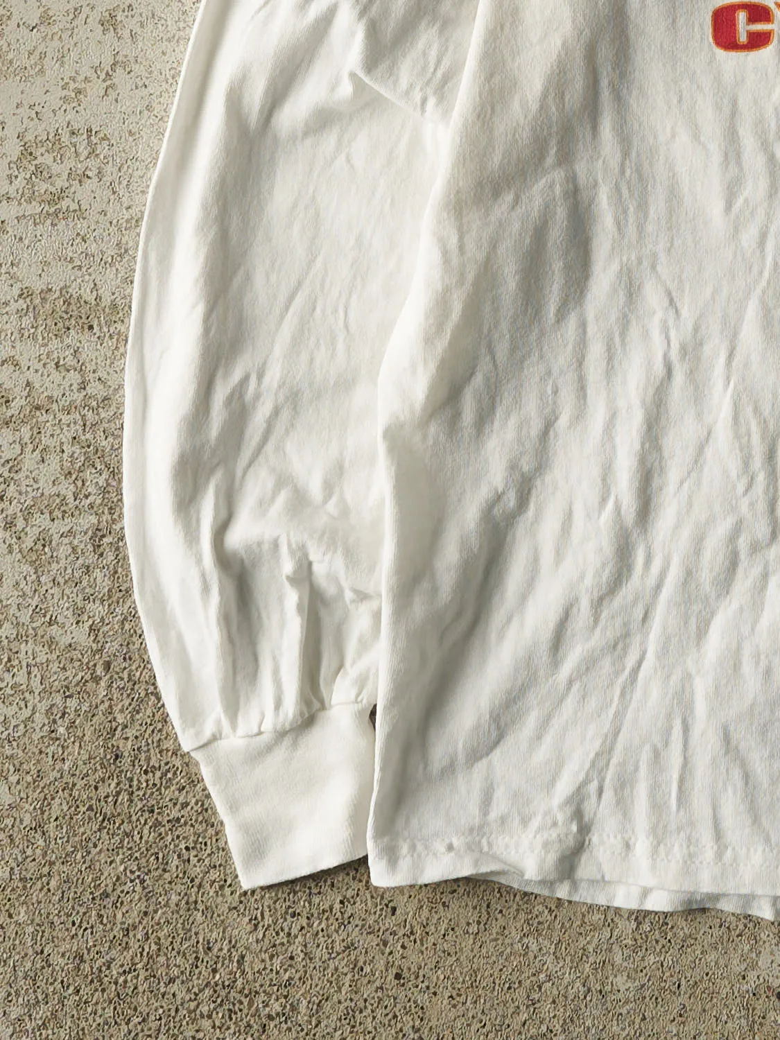 Vintage 00' White Iowa State Cyclones Long Sleeve (S/M) sold by Rebalance Vintage product image thumbnail 4