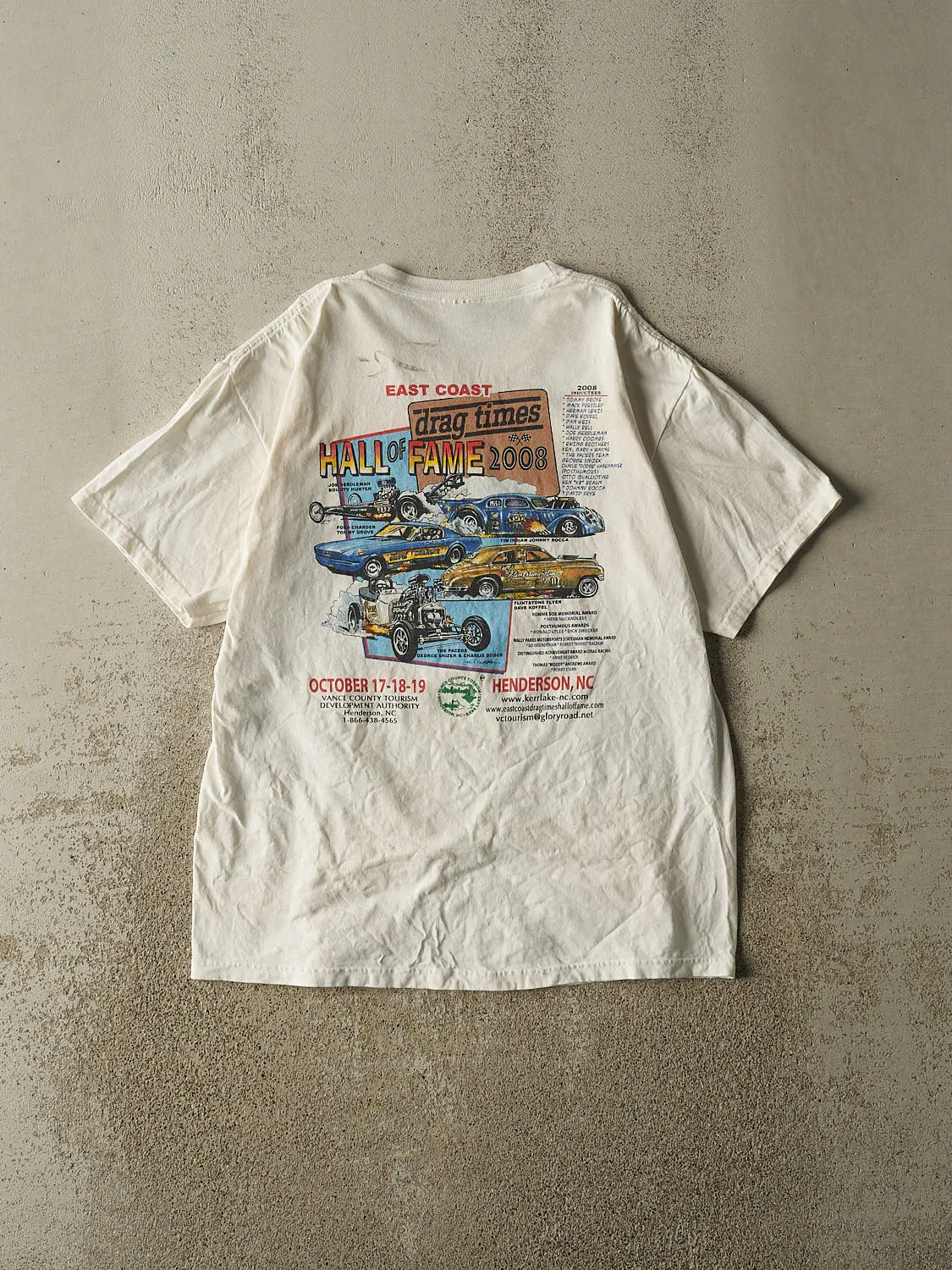 Vintage 08' White Vance County Tourism Tee (M/L) sold by Rebalance Vintage product image thumbnail 2