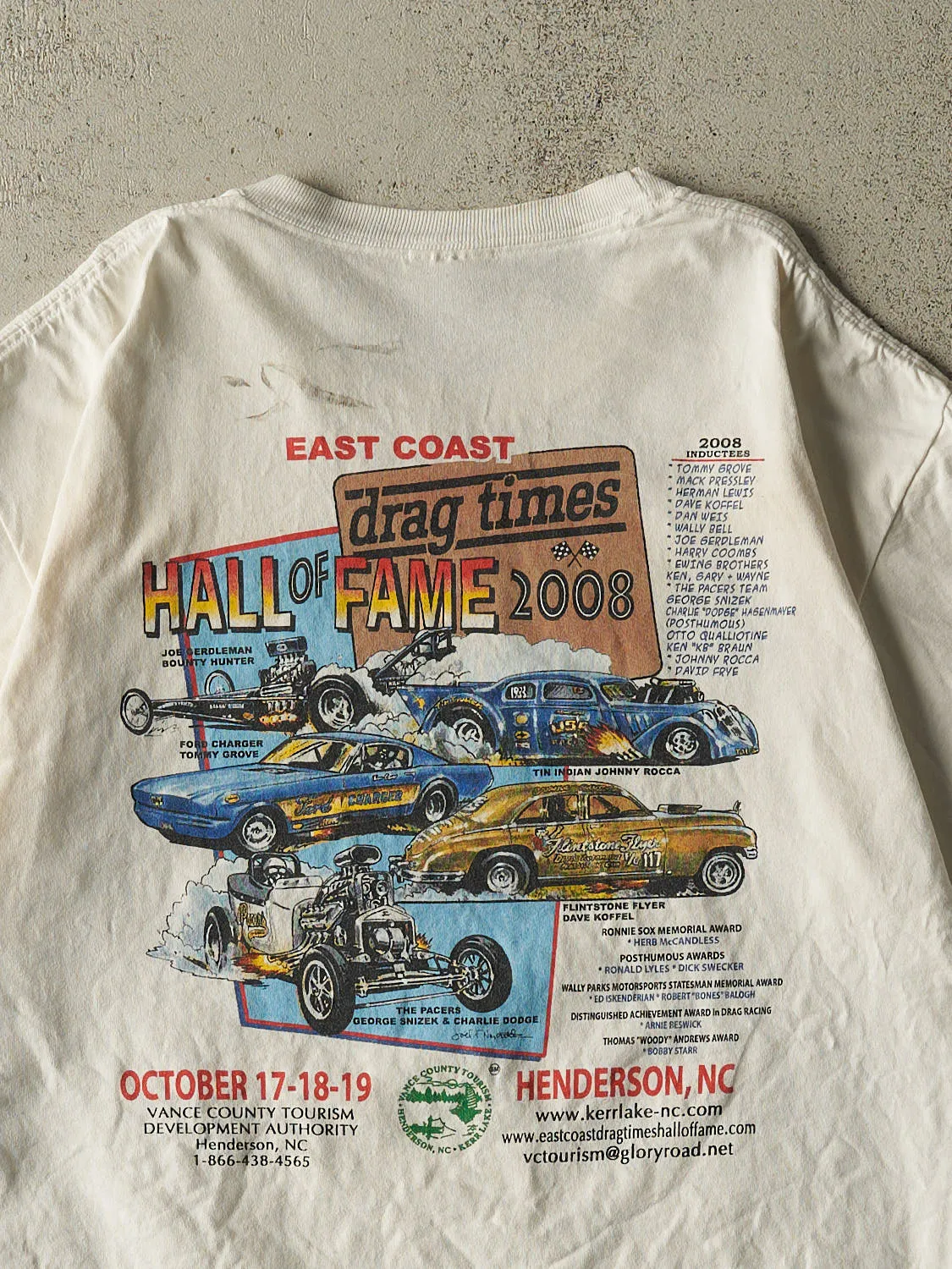 Vintage 08' White Vance County Tourism Tee (M/L) sold by Rebalance Vintage product image thumbnail 4