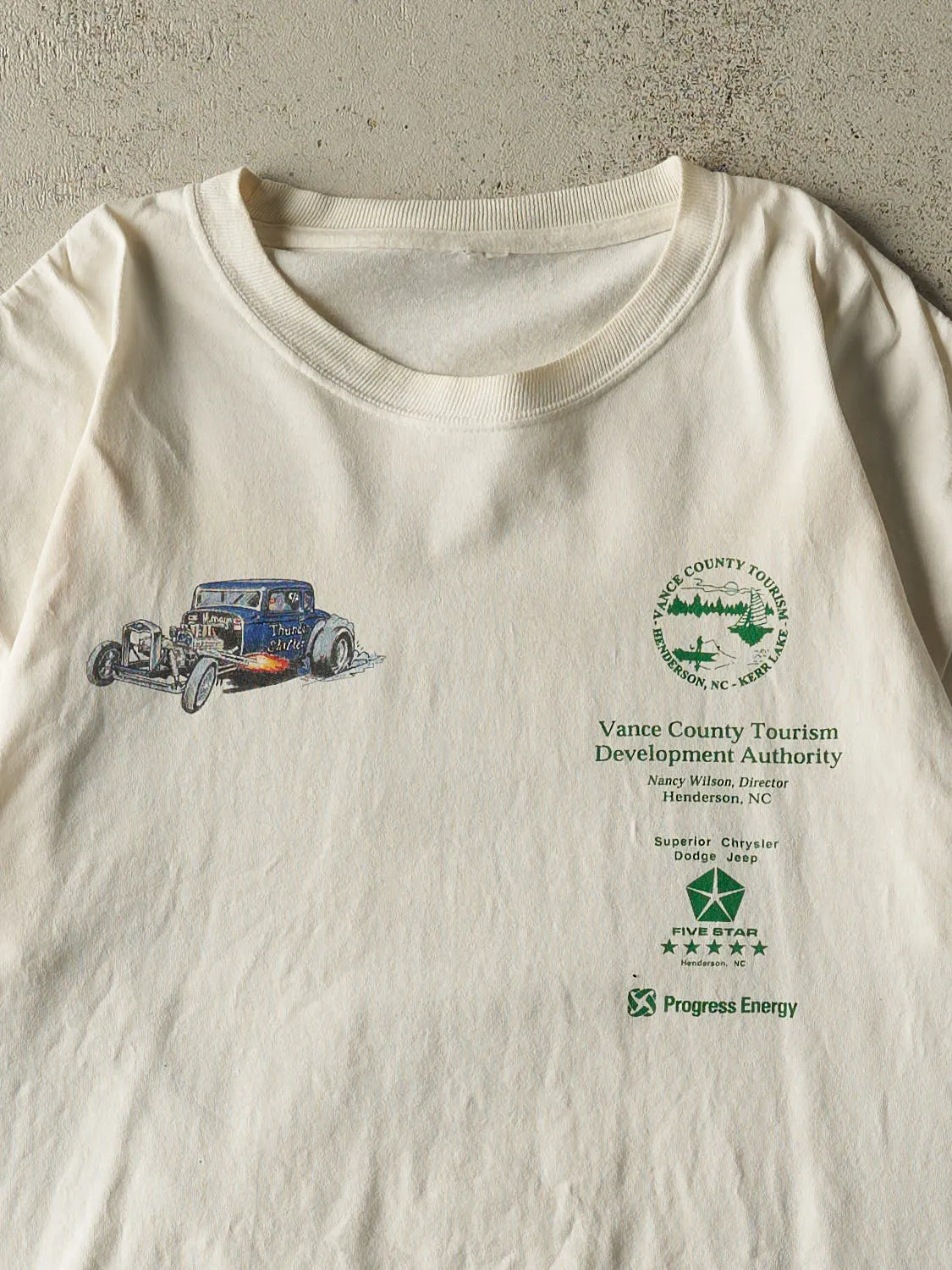 Vintage 08' White Vance County Tourism Tee (M/L) sold by Rebalance Vintage product image thumbnail 3