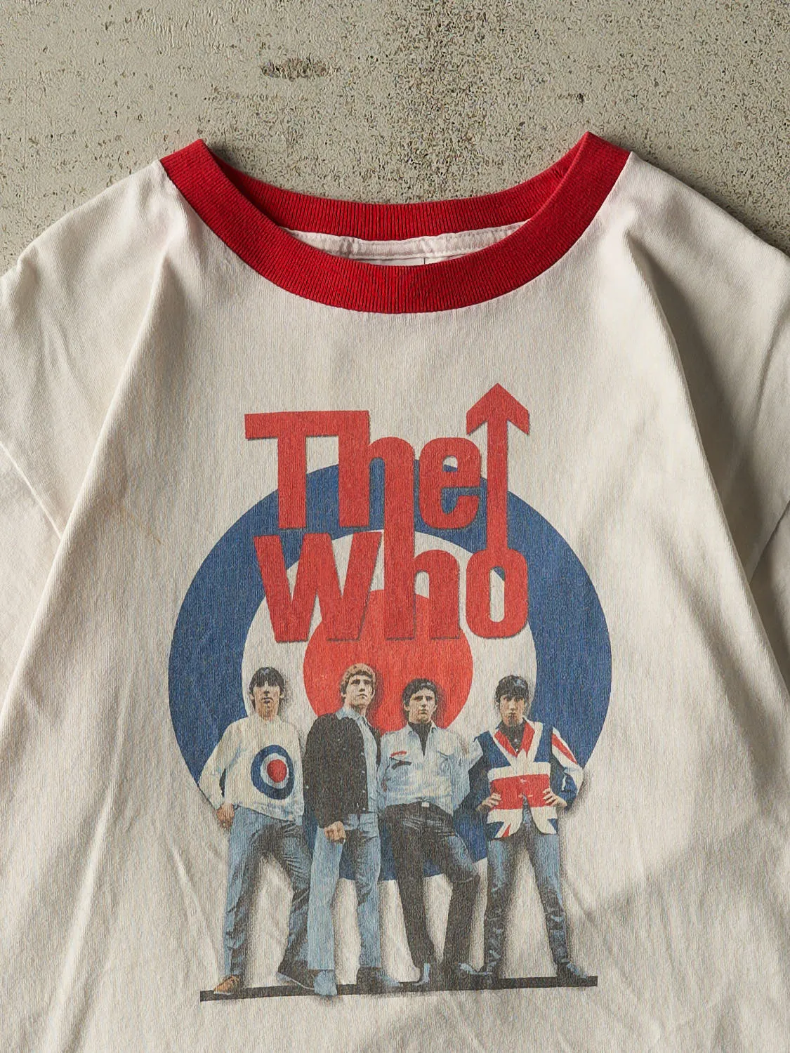 Vintage Y2K White The Who Ringer Band Tee (S/M) sold by Rebalance Vintage product image thumbnail 2