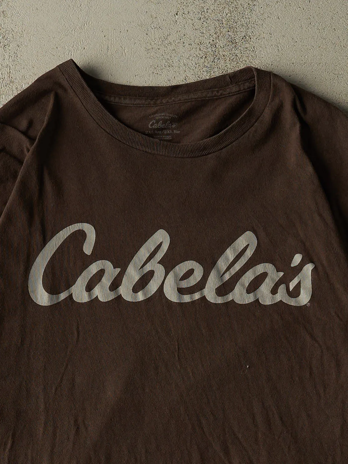 Vintage Y2K Brown Cabela's Tee (XL/XXL) sold by Rebalance Vintage product image thumbnail 2