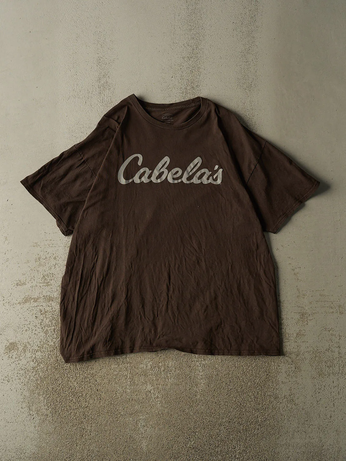 Vintage Y2K Brown Cabela's Tee (XL/XXL) sold by Rebalance Vintage