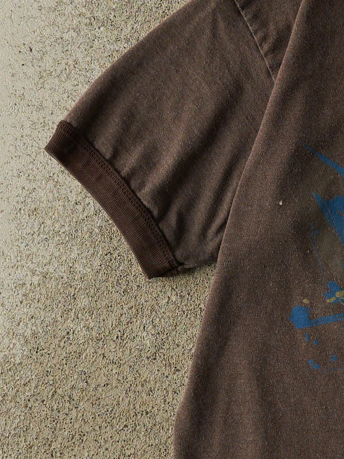 Vintage 04' Brown Jimi Hendrix Ringer Tee (S/M) sold by Rebalance Vintage product image thumbnail 3