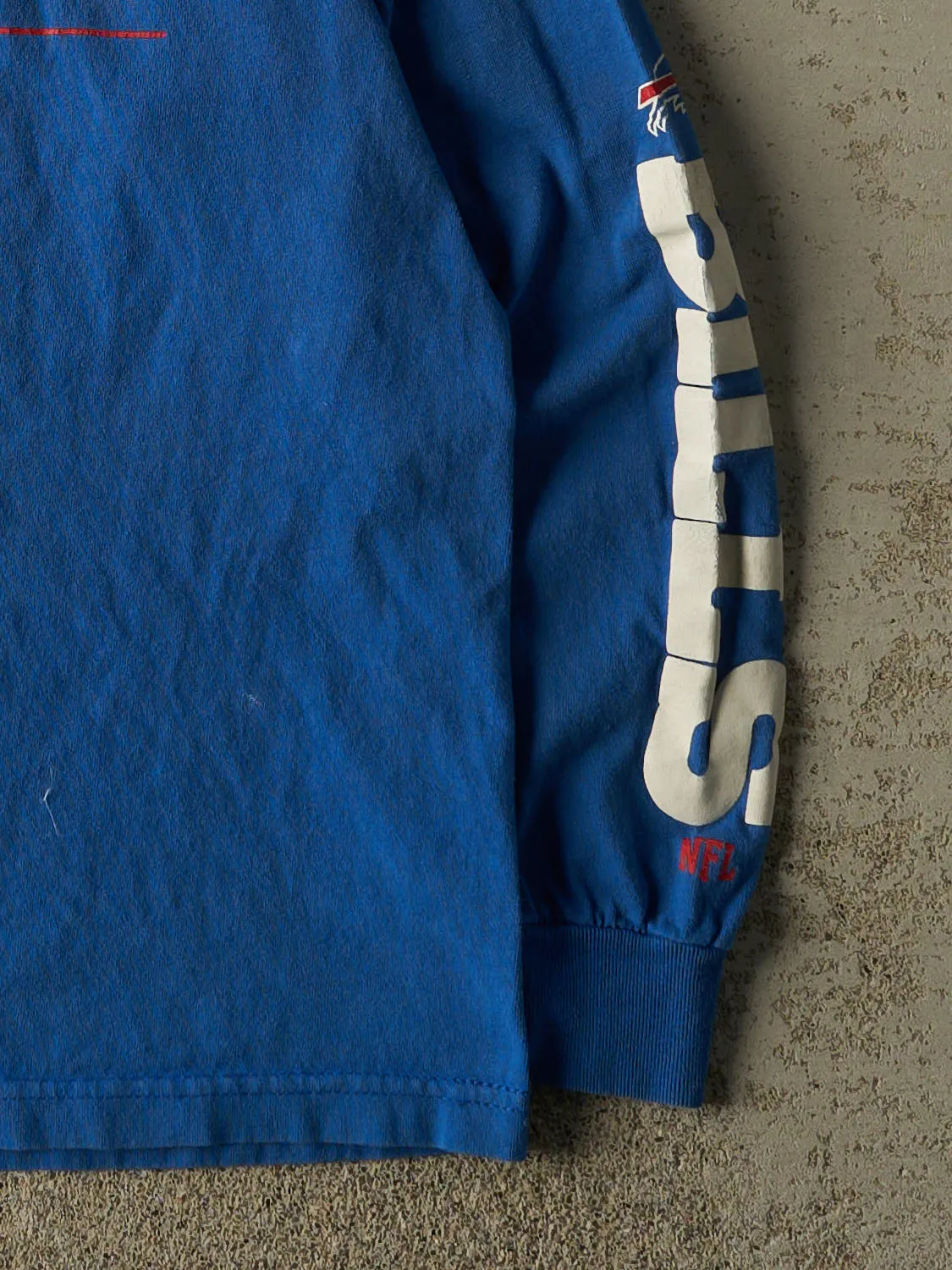 Vintage Y2K Blue Buffalo Bills Long Sleeve (S/M) sold by Rebalance Vintage product image thumbnail 3