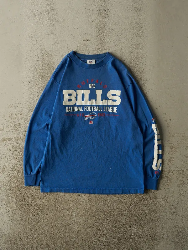 Vintage Y2K Blue Buffalo Bills Long Sleeve (S/M) made by Rebalance Vintage