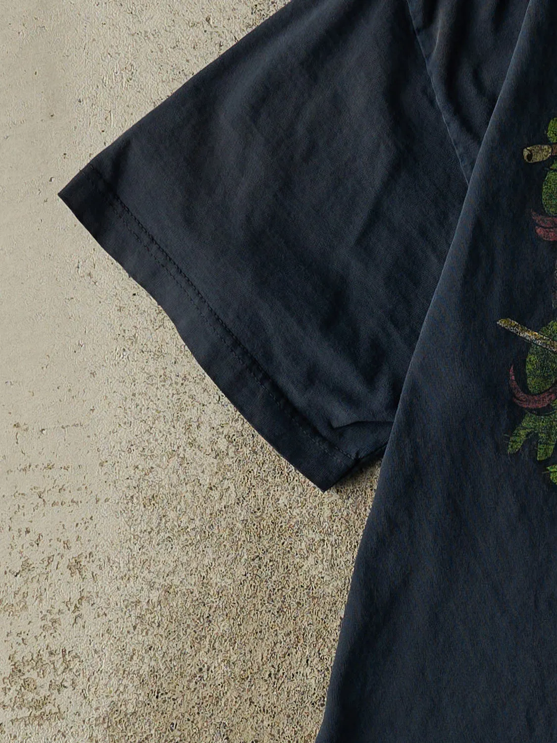 Vintage Y2K Navy Blue Teenage Mutant Ninja Turtles Tee (L/XL) sold by Rebalance Vintage product image thumbnail 4