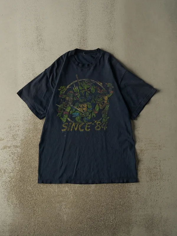 Vintage Y2K Navy Blue Teenage Mutant Ninja Turtles Tee (L/XL) made by Rebalance Vintage