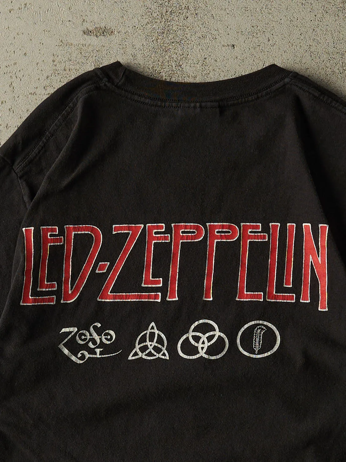 Vintage 03' Black Led Zeppelin Band Tee (S/M) sold by Rebalance Vintage product image thumbnail 4