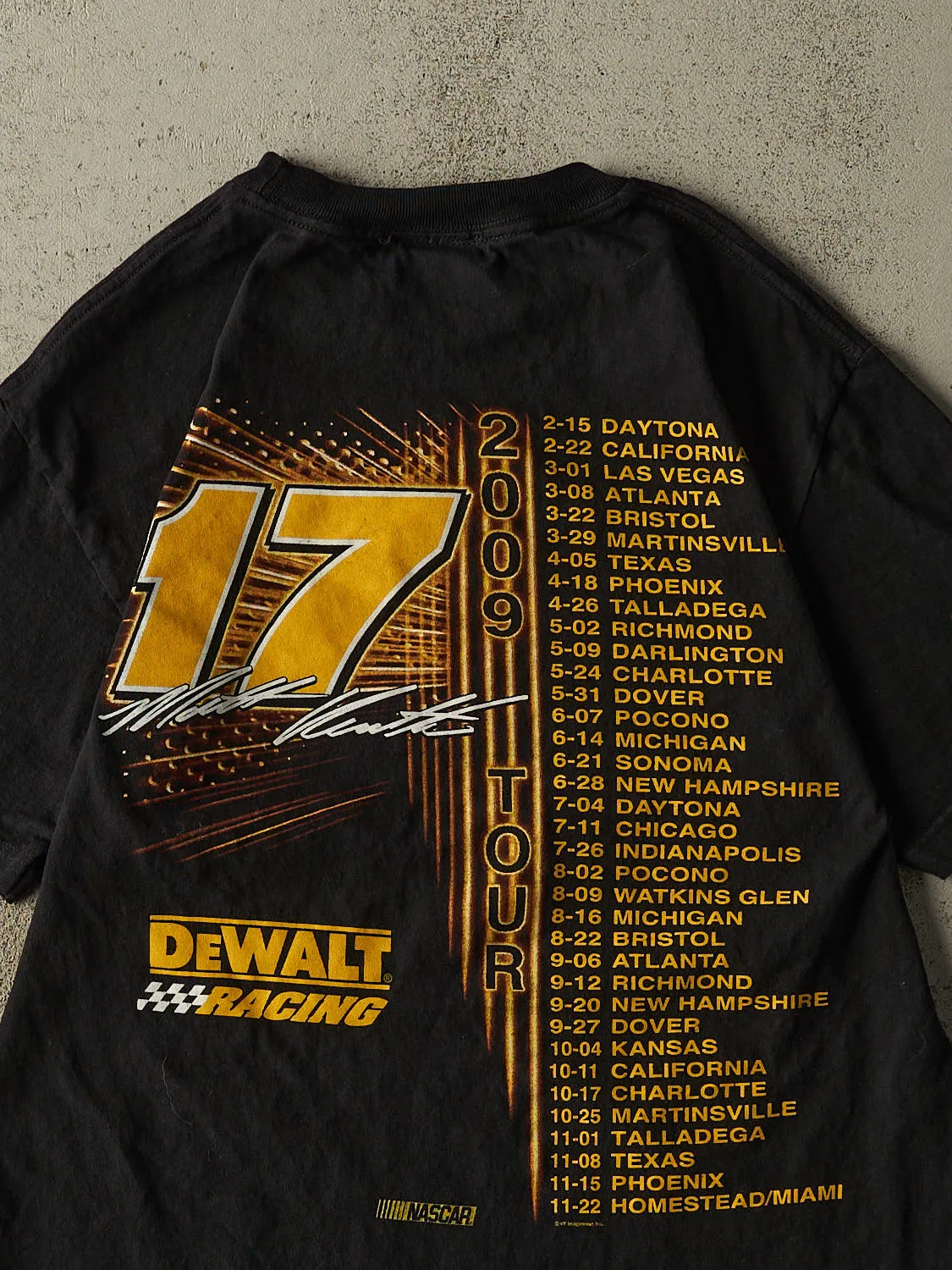 Vintage 09' Black Matt Kenseth Nascar Tee (S/M) sold by Rebalance Vintage product image thumbnail 4